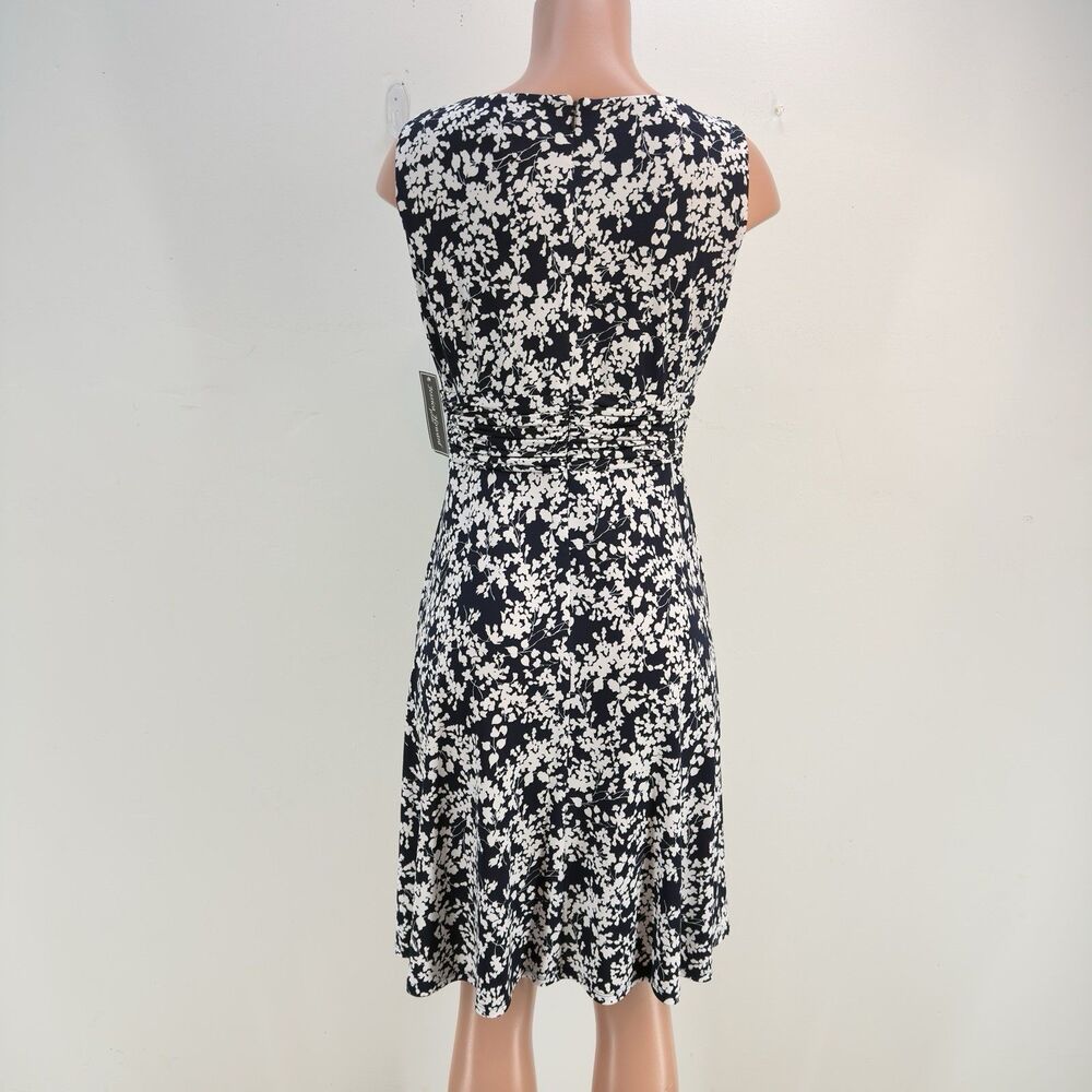 Bundle 2 Jessica Howard Women Navy Dress Size 10 Petite Flowers Blue - Picture 8 of 16
